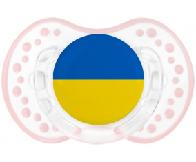Ucrania Bandera tetina lovi dynamic clásico retro-blanco-rosa-tierno