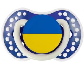 Bandera tetina de Ucrania lovi dynamic fosforescente azul marino