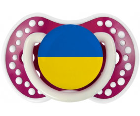 Ucrania Bandera tetina lovi dynamic Fucsia Fosforescente