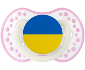 Ucrania Bandera tetina lovi dynamic fosforescente blanco-rosa