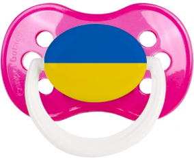 Ucrania bandera anatómica lollipop clásico rosa oscura
