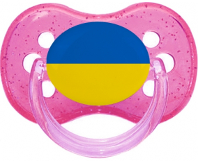 Bandera de Ucrania Cereza Lollipop Rosa lentejuelas