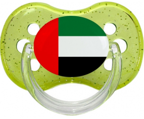 Emiratos Árabes Unidos bandera verde cereza lentejuelas Lollipop