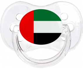 Los Emiratos Árabes Unidos abanderan la piruleta de cereza transparente transparente clásica