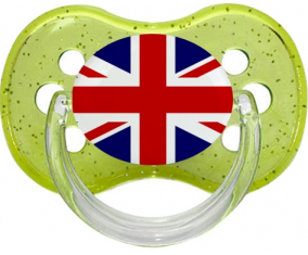 BANDERA Reino Unido Tetine Cherry Verde lentejuelas