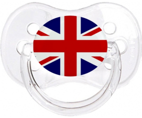 Bandera Reino Unido Tetine Cherry Classic Transparente
