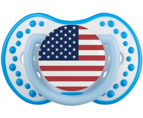 Bandera Estados Unidos de las remotas islas menores Tetine lovi dynamic fosforescente blanco-azul