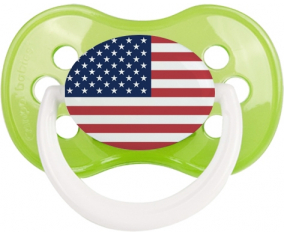 Bandera De los Estados Unidos de las remotas islas menores Clásico Verde Anatómico Lollipop