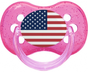 Bandera de las remotas islas menores de EE.UU. Cherry Cherry Glitter Lollipop