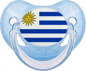 Bandera uruguaya azul fisiológico brillo lollipop