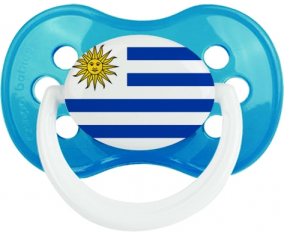 Uruguay Clásico Anatómico Tetin Bandera Cian