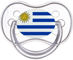 Bandera uruguaya anatómica clásico transparente