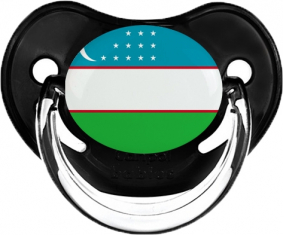 Bandera Uzbekistán Clásico Negro Piruleta Fisiológica