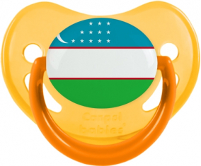 Bandera Uzbekistán Fosforescente Amarillo Fosforescente Piruleta Fisiológica