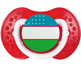 Bandera Uzbekistán Lollipop lovi dynamic Clásico Blanco-Rojo