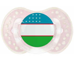 Uzbekistán Bandera Lollipop lovi dynamic clásico retro-rosa-tierno