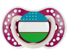 Bandera Uzbekistán Lollipop lovi dynamic Fucsia Fosforescente