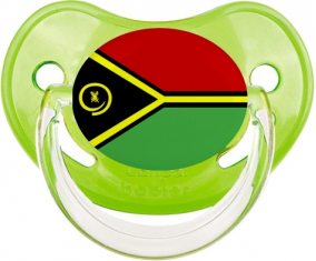 Vanuatu Clásica Bandera Tetina Verde