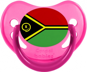 Bandera rosa fosforescente fosforescente tetina de Vanuatu Tetine