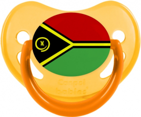 Bandera amarilla fosforescente fosforescente tetina de Vanuatu Tetine