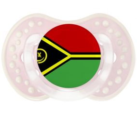 Bandera de Vanuatu Sucete lovi dynamic clásico retro-rosa-tierno