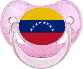 Venezuela Dragon Dragon Bandera Brillo Rosa