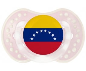 Bandera tetina venezolana lovi dynamic clásico retro-rosa-tierno
