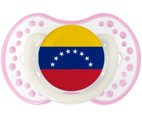 Bandera tetina venezolana lovi dynamic fosforescente blanco-rosa