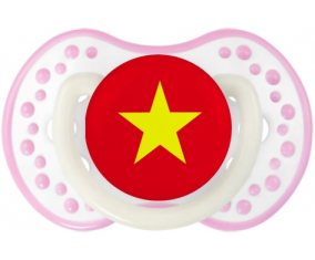 Bandera Vietnam Lollipop lovi dynamic fosforescente blanco-rosa