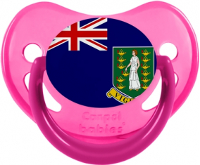 Bandera las Islas Vírgenes Fosforescente Fisiológico Lollipop Rosa fosforescente