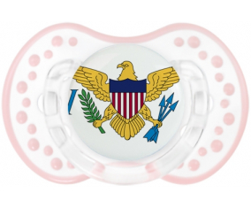 British Virgin Islands Flag Sucete lovi dynamic clásico retro-blanco-rosa-tierno