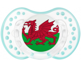 Flag Wales Tetine lovi dynamic clásico retro-laguna blanca