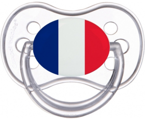 Bandera de Wallis y Futuna Clásico Anatómico Tetina Transparente