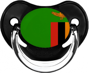 Bandera de Zambia Tetina Fisiológica Negra Clásica