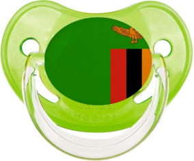 Bandera de Zambia Tetina Fisiológica Verde Clásica