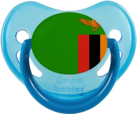 Bandera de Zambia Fisiológica Tetina Fosforescente Azul