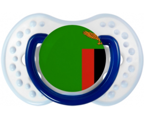 Bandera de Sucete de Zambia lovi dynamic clásico azul marino-blanco-azul