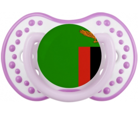 La bandera zambiana de Sucete lovi dynamic clásico White-Mauve