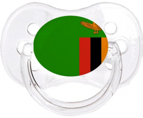 Bandera de Zambia Azúcar Cereza Transparente Clásico