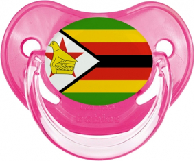 Bandera rosa clásica del dragón dragón de Zimbabue