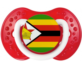 La bandera tetina de Zimbabue lovi dynamic clásico rojiblanco