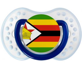 La bandera tetina de Zimbabue lovi dynamic azul marino clásico