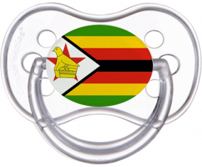 Zimbabue Bandera Clásica Transparente Anatómica Lollipop