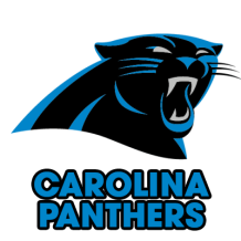 Logotipo de Carolina Panthers, ideal para accesorios de bebé como chupetes y bodis. Perfecto para los pequeños fanáticos.