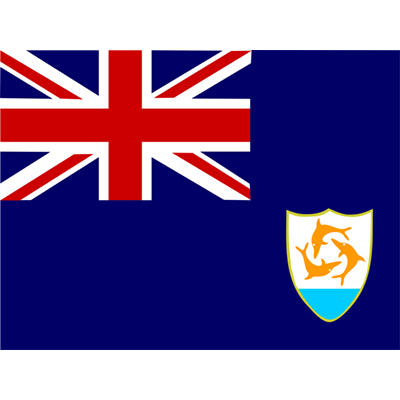 Bandera Oficial de Anguila, ideal para artículos de bebé. Perfecta para mostrar estilo y originalidad en chupetes y más.
