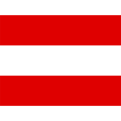 Bandera Oficial de Austria, ideal para personalizar accesorios de bebé como chupetes y baberos. Perfecto para mostrar orgullo y 
