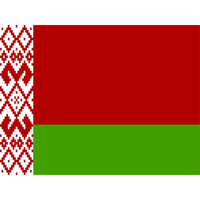 Bandera Oficial de Bielorrusia para decorar artículos de bebé en chupete-bebe.com. Ideal para un toque cultural y especial.
