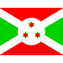 Bandera Oficial de Burundi, ideal para personalizar artículos de bebé como bodys, baberos y chupetes. Encuentra más en chupete-b