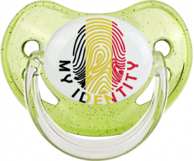 Huella Mi identidad Bélgica Sucete Sucete Verde lentejuelas