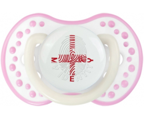 Huella Mi identidad Inglaterra lovi dynamic blanco rosa fosforescente